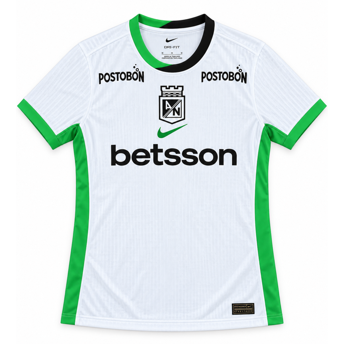 Camiseta Visitante Aficionado Nike Atlético Nacional 2026